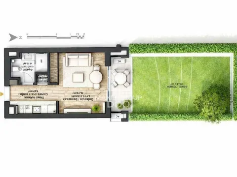 Rent, two bedroom apartment, 30m², Savski Venac, Beograd - image 1