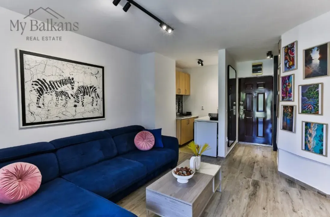 Stan-na-dan, dvosoban stan, 59m², Budva, Crna Gora