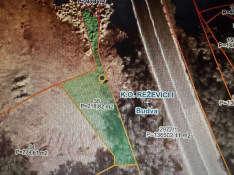 Sale, land lot, 222m², Reževići, Budva