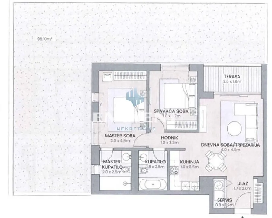 Prodaja, trosoban stan, 172m², Novi Beograd Blok 67, Novi Beograd Sve Podlokacije
