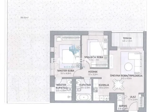 Prodaja, trosoban stan, 172m², Novi Beograd Blok 67, Novi Beograd Sve Podlokacije - image 4