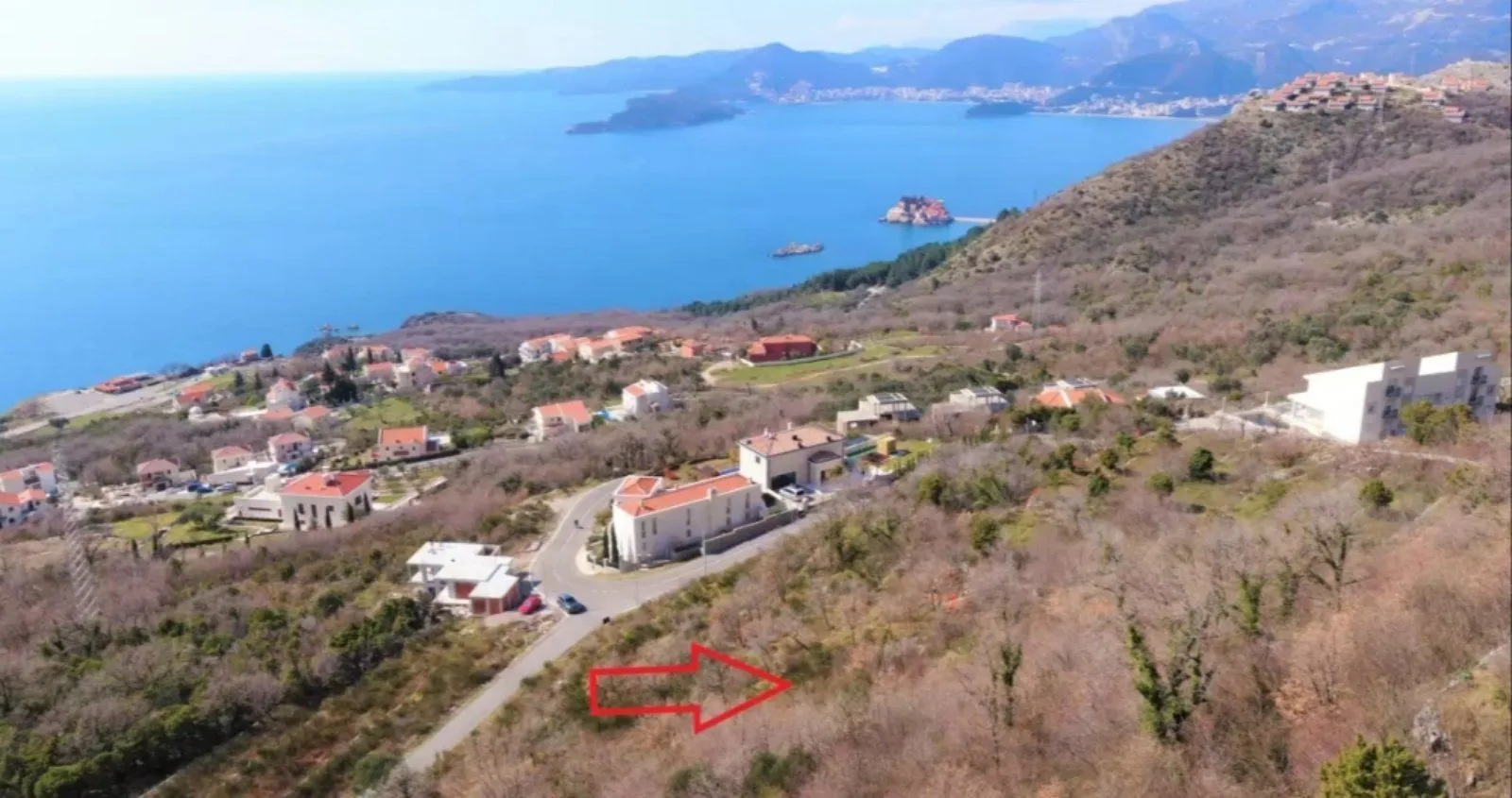 Prodaja, plac, 1262m², Blizikuće, Budva