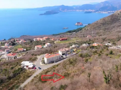 Sale, land lot, 1250m², Blizikuće, Budva