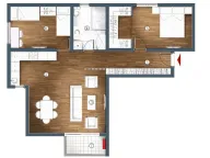 Prodaja, dvosoban stan, 72m², Kava, Tivat - image 1