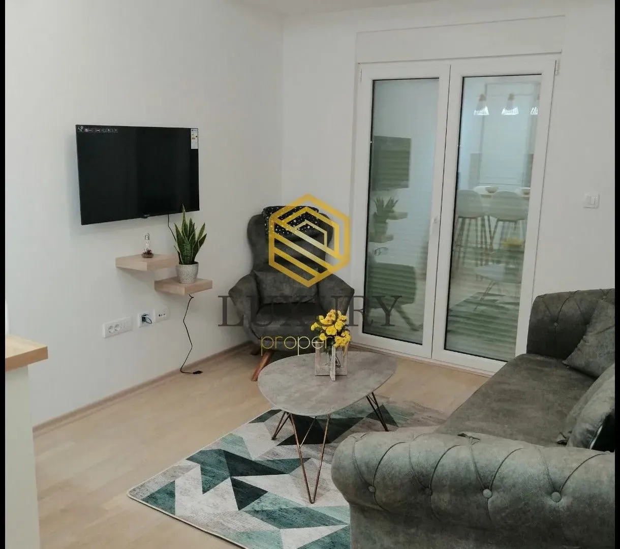 Rent, one bedroom apartment, 36m², Centar, Podgorica