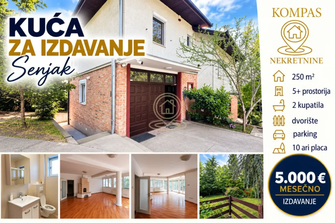 Rent, house, 250m², Savski Venac, Beograd