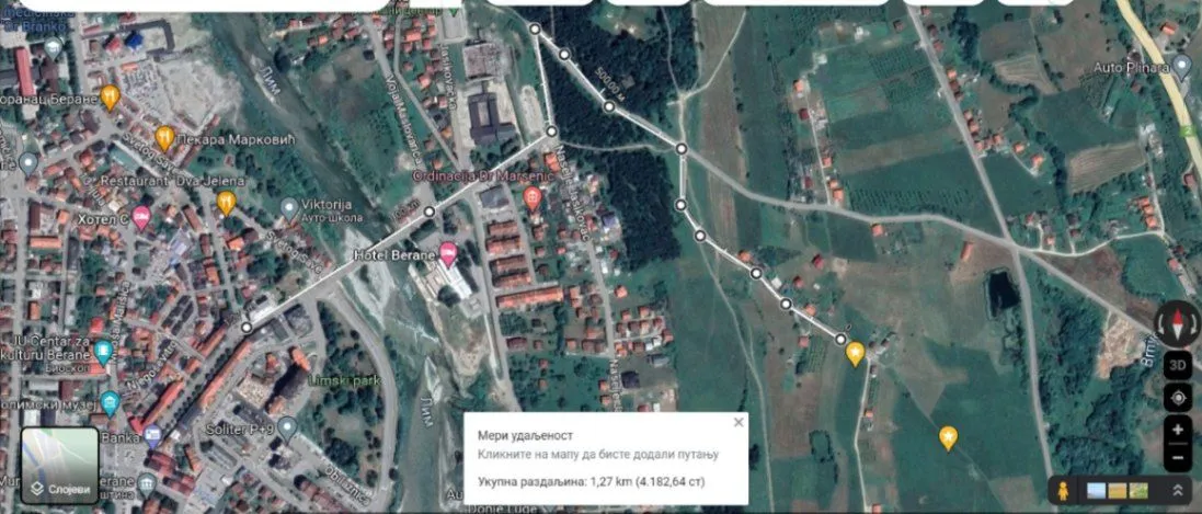 Prodaja, plac, 4400m², Petnjik, Berane