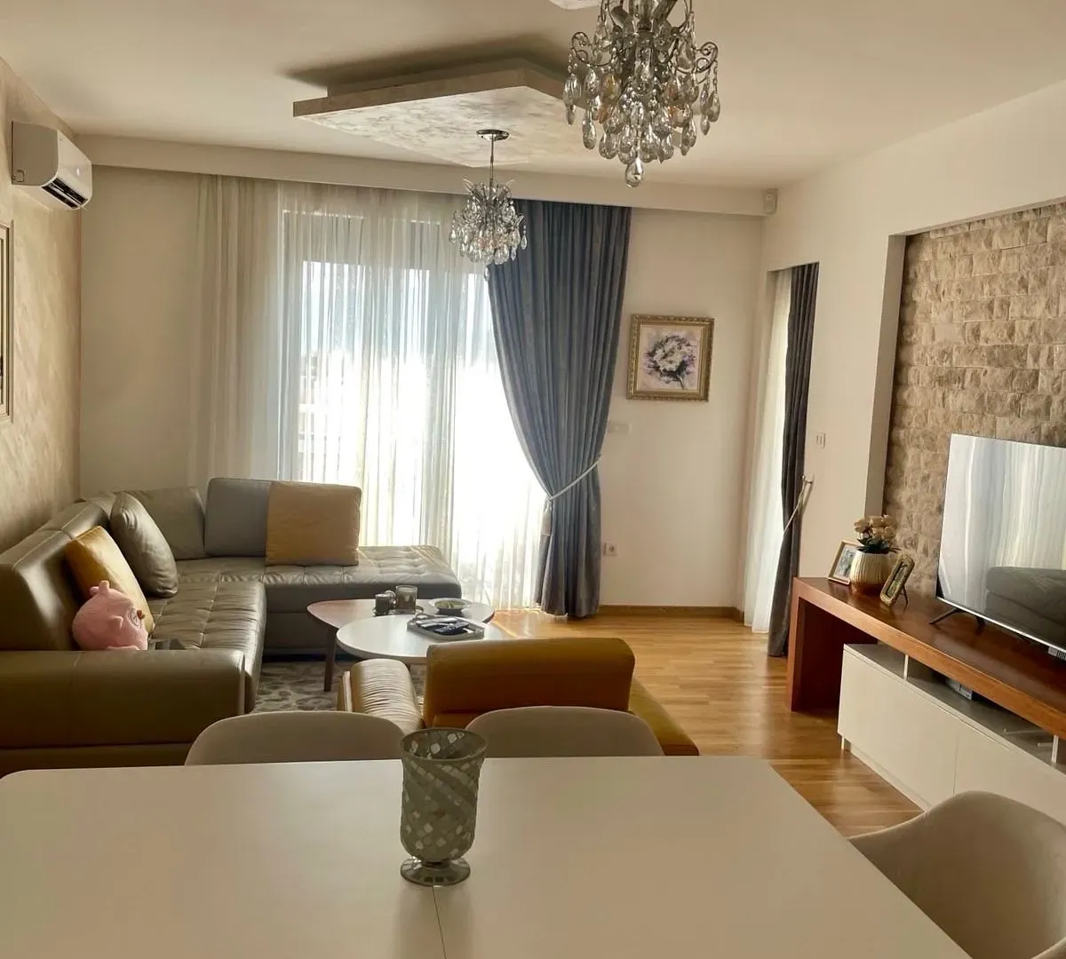 Rent, two bedroom apartment, 74m², Seljanovo, Tivat