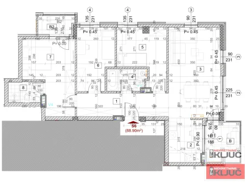 Prodaja, četvorosoban stan, 89m², Grbavica, Novi Sad Sve Podlokacije