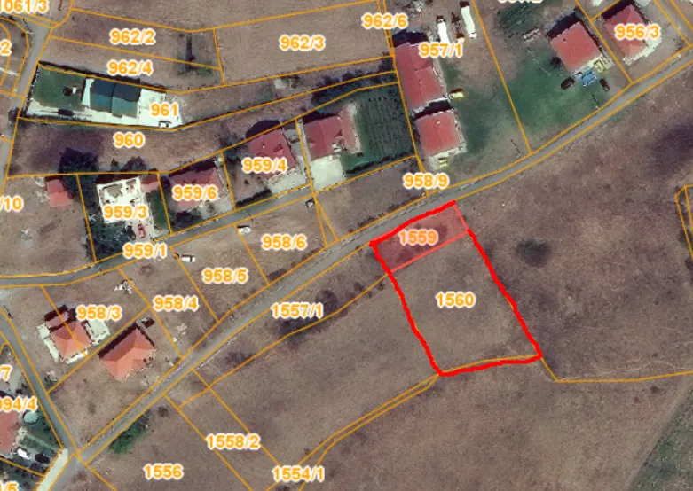 Prodaja, plac, 1453m², Donji Kokoti, Podgorica