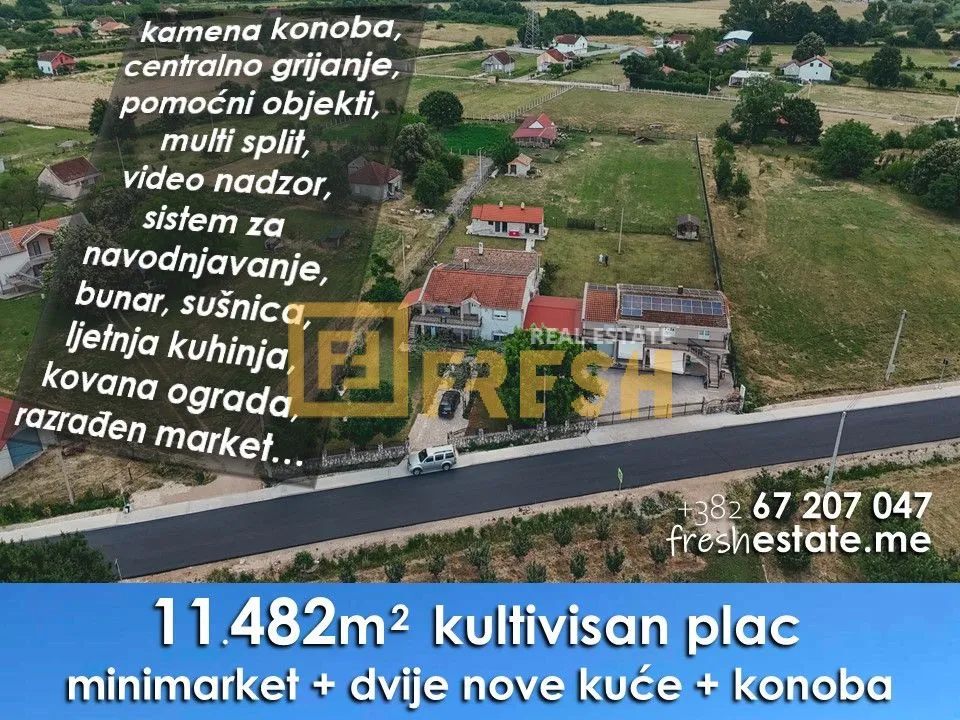 Prodaja, plac, 11482m², Danilovgrad, Crna Gora