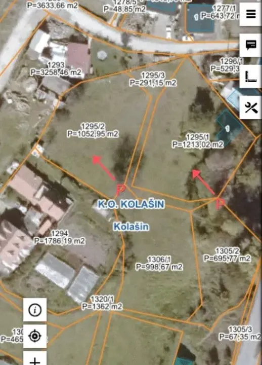 Prodaja, plac, 1213m², Centar, Kolašin