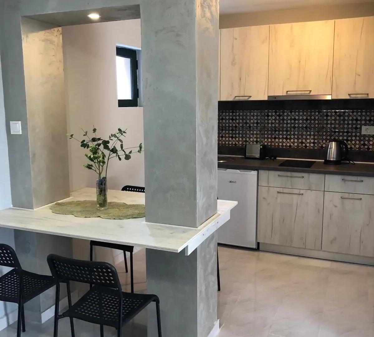 Rent, one bedroom apartment, 42m², Brdišta, Tivat