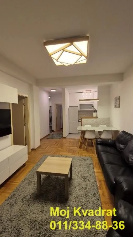 Rent, two bedroom apartment, 52m², Đeram Pijaca, Beograd