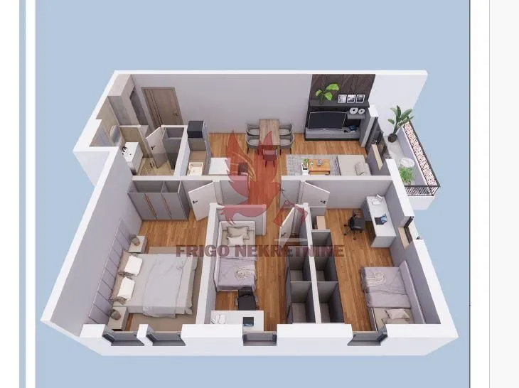 Sale, three bedroom apartment, 60m², Mladenovac, Beograd