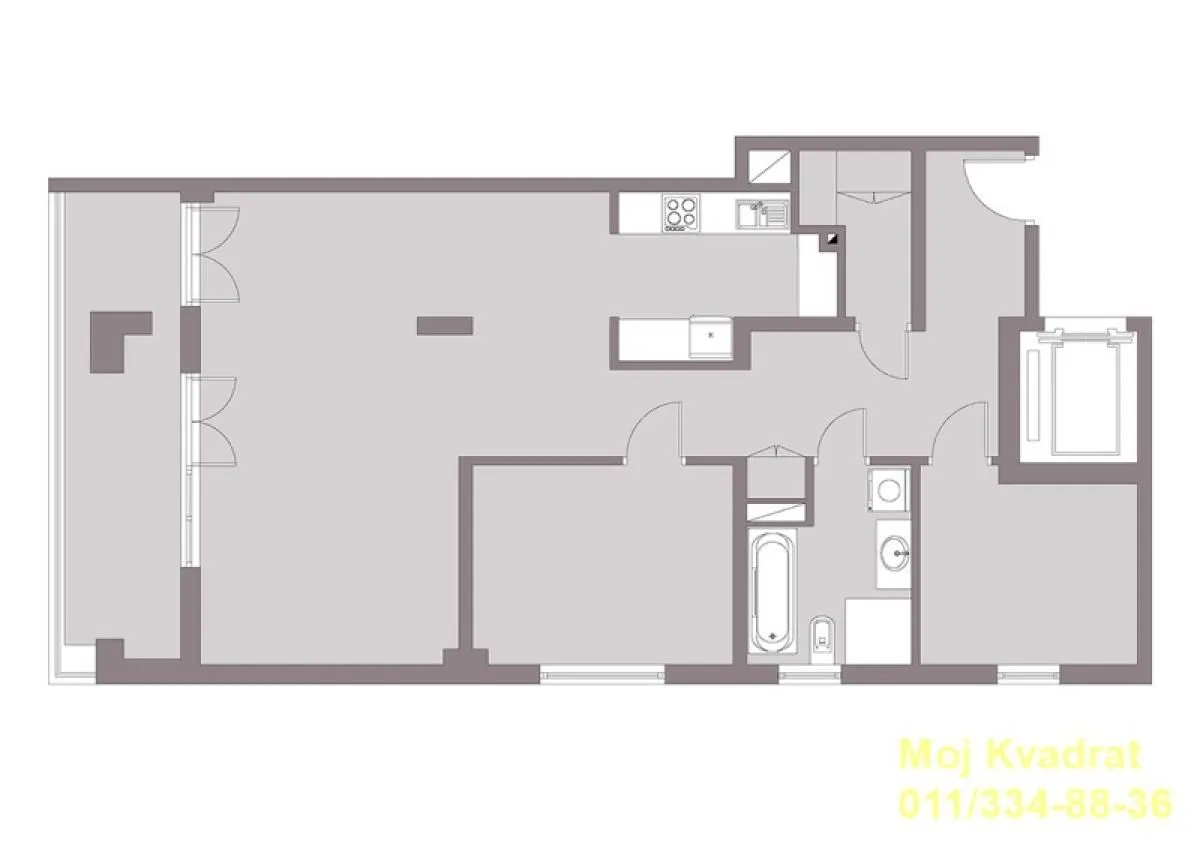 Prodaja, trosoban stan, 90m², Trošarina, Voždovac Sve Podlokacije