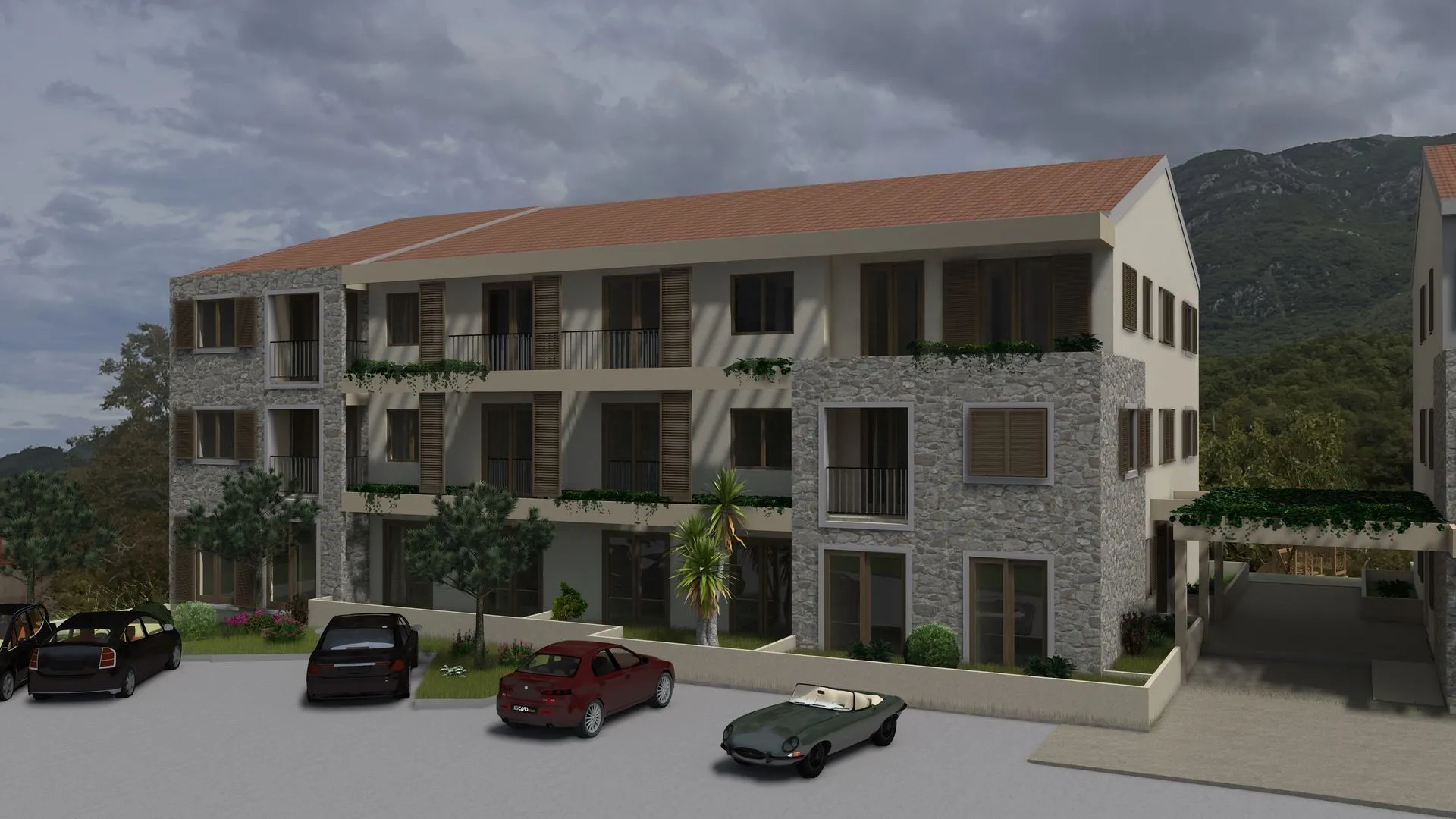 Sale, two bedroom apartment, 62m², Radanovići, Kotor