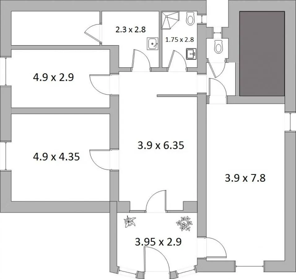 Rent, office space, 120m², Centar, Niš