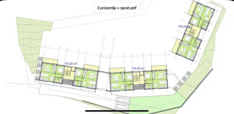 Arhitektonski plan osnove prizemlja i sprata objekta. - image 3