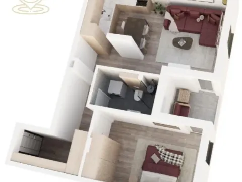 Prodaja, dvosoban stan, 51m², Pantelej, Niš - image 3