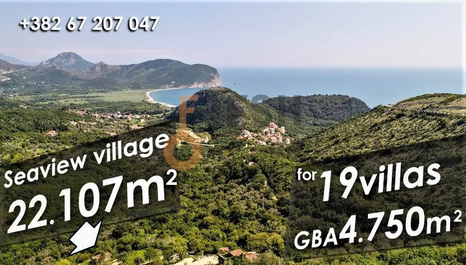 Prodaja, plac, 22107m², Budva, Crna Gora