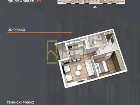 Sale, one bedroom apartment, 46m², Stari Aerodrom, Podgorica - image 9