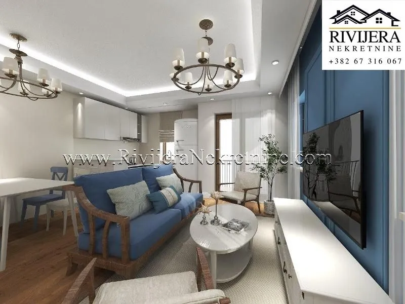 Sale, one bedroom apartment, 57m², Risan, Kotor