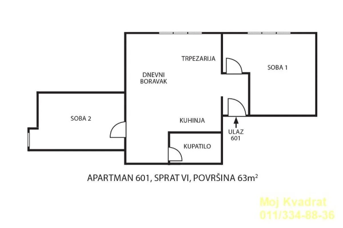 Prodaja, trosoban stan, 63m², Kopaonik, Srbija