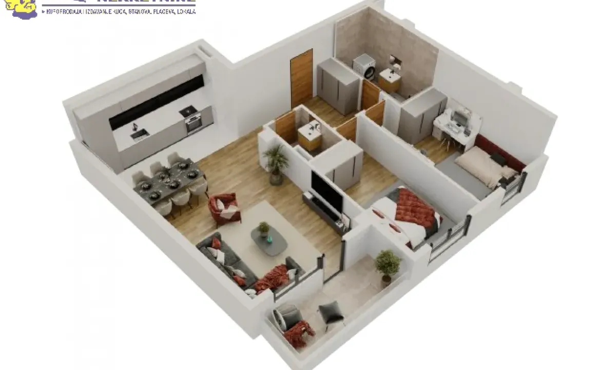 Prodaja, trosoban stan, 75m², Salajka, Novi Sad Sve Podlokacije