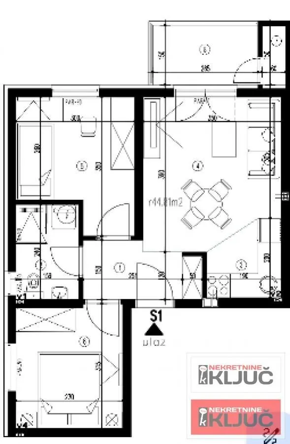 Prodaja, dvosoban stan, 45m², Adice, Novi Sad Sve Podlokacije