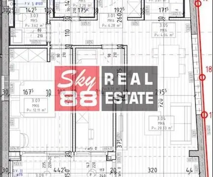 Sale, three bedroom apartment, 69m², Kalenić Pijaca, Vračar Sve Podlokacije - image 3