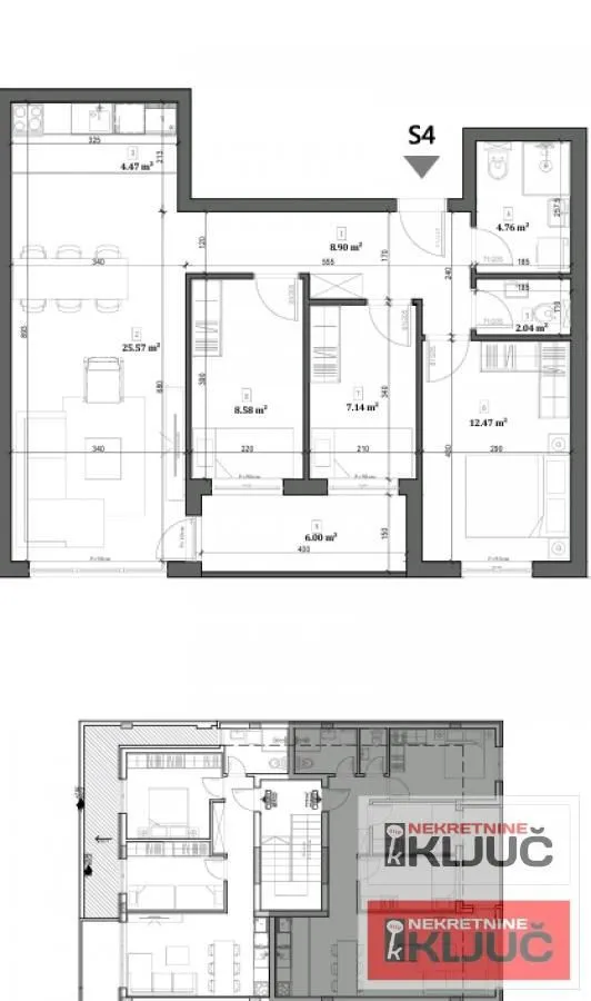 Prodaja, trosoban stan, 78m², Petrovaradin, Novi Sad