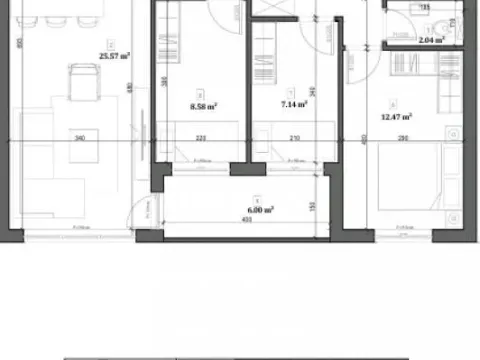 Sale, three bedroom apartment, 78m², Petrovaradin, Novi Sad - image 2