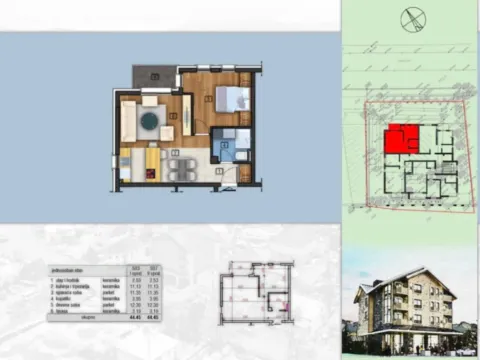 Prodaja, jednosoban stan, 44m², Kolašin, Crna Gora - image 4