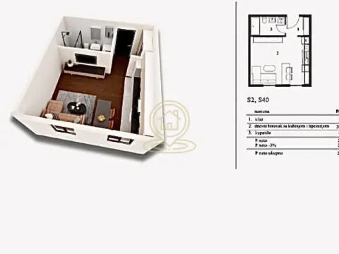 Prodaja, jednosoban stan, 27m², Pantelej, Niš - image 4