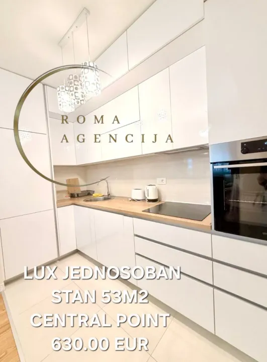 Izdavanje, jednosoban stan, 53m², Central Point, Podgorica