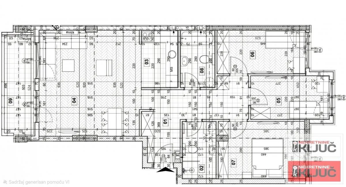 Sale, four bedroom apartment, 92m², Detelinara, Novi Sad Sve Podlokacije