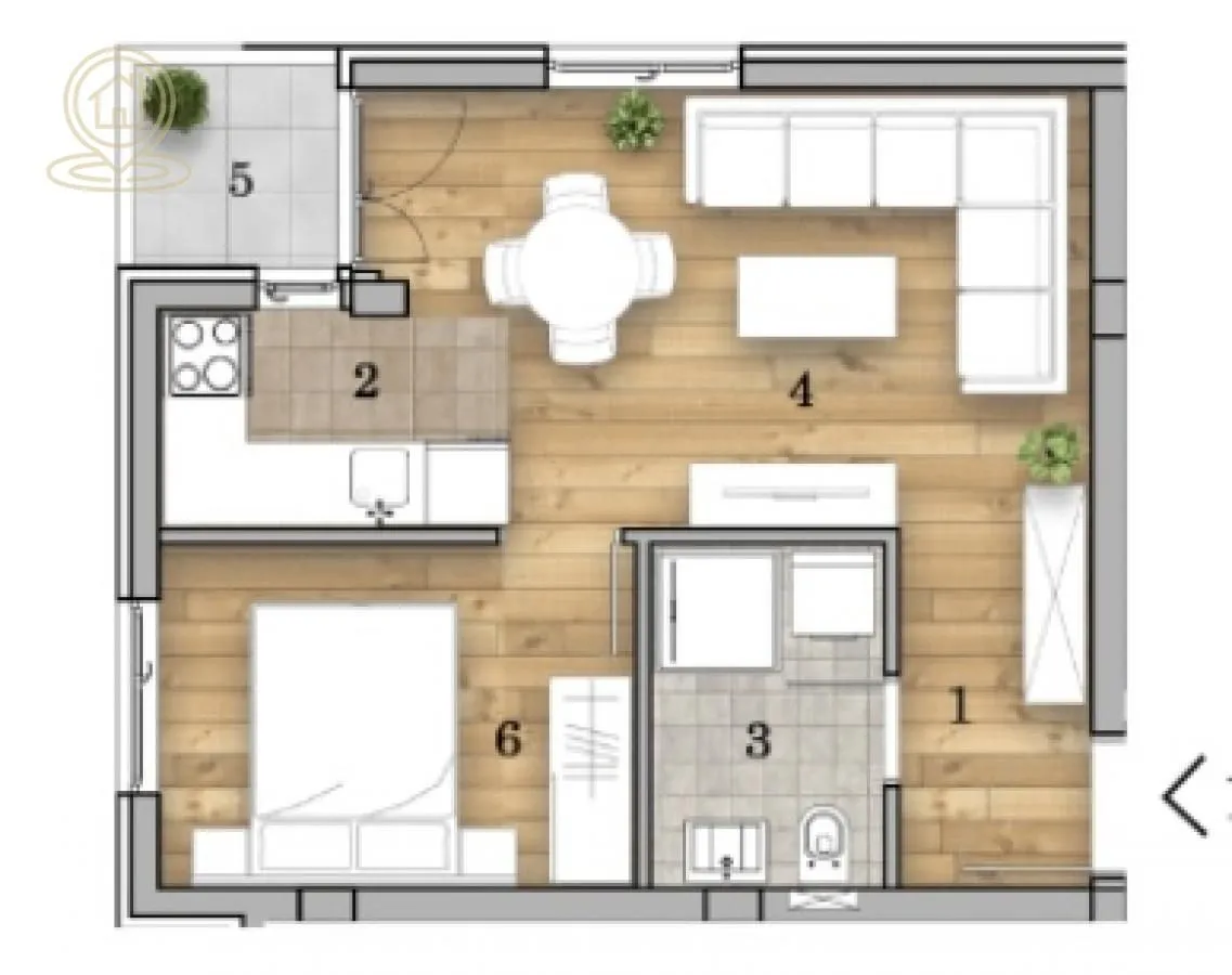 Sale, two bedroom apartment, 36m², Liman 4, Novi Sad Sve Podlokacije