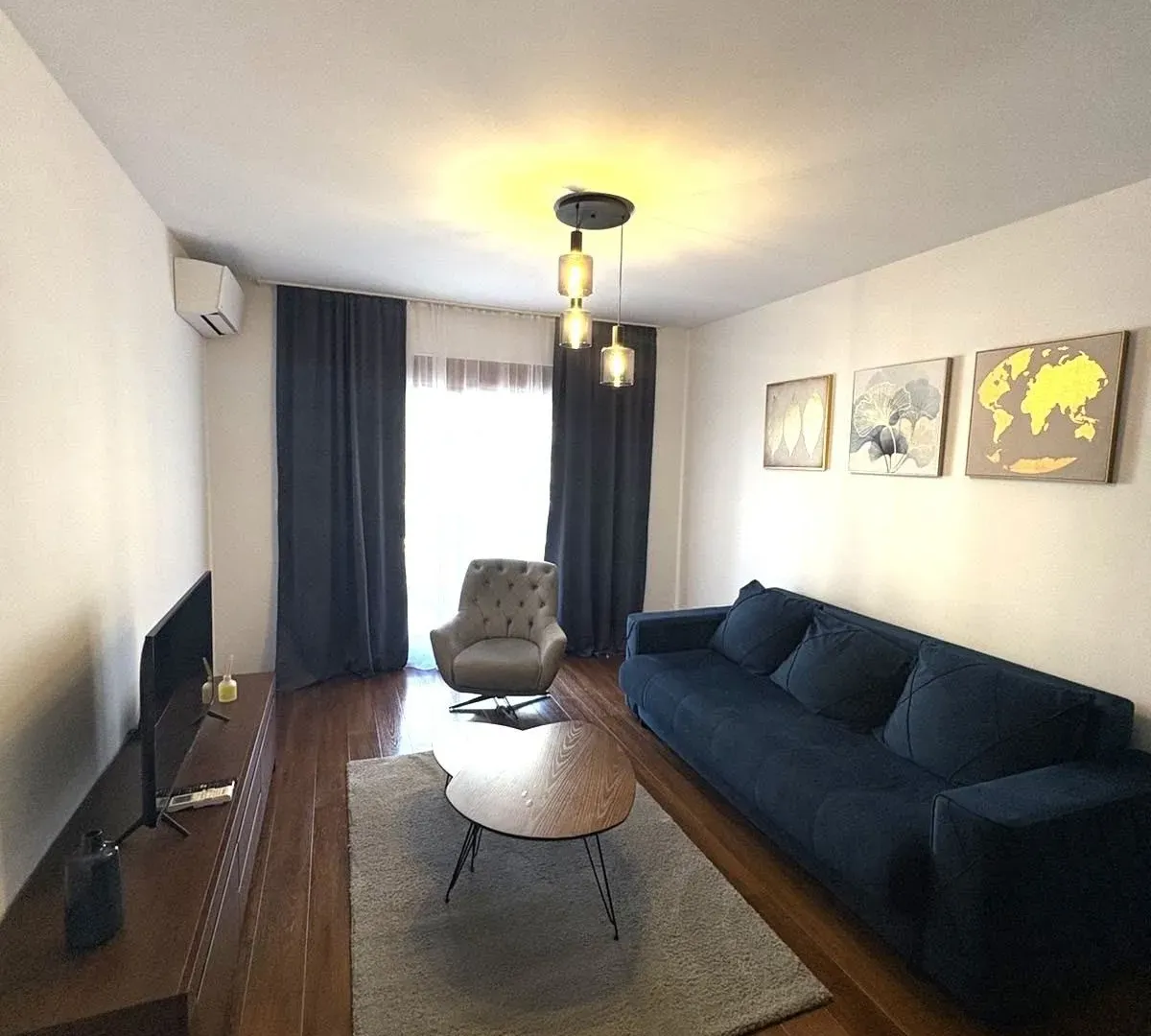 Rent, one bedroom apartment, 47m², Master Kvart, Podgorica