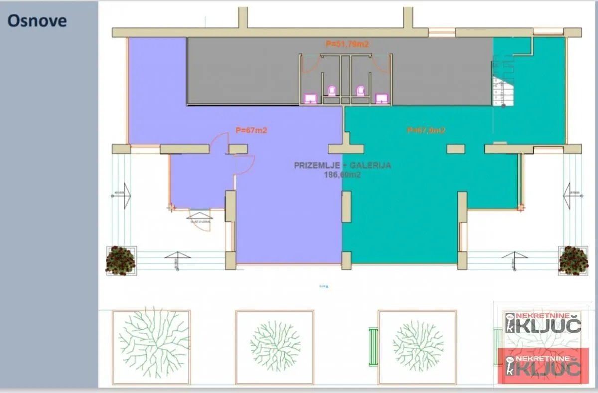 Rent, office space, 187m², Liman 1, Novi Sad Sve Podlokacije