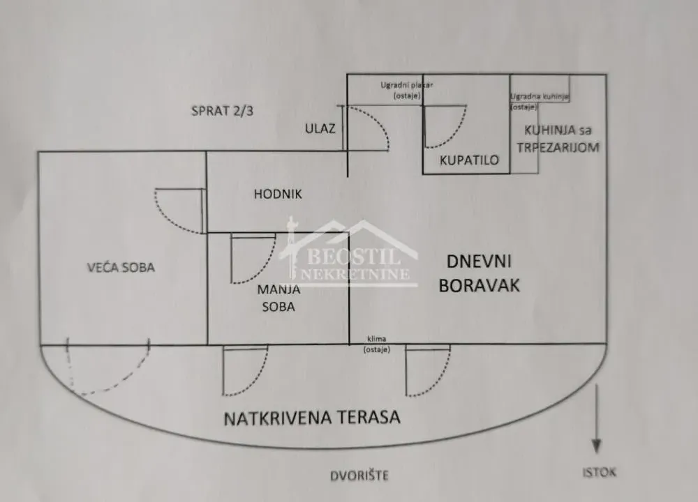 Prodaja, trosoban stan, 56m², Zvezdara Sve Podlokacije, Beograd
