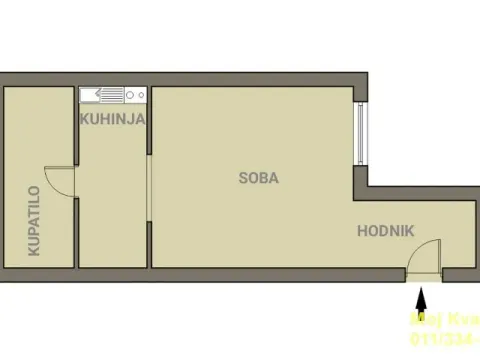 Prodaja, jednosoban stan, 22m², Obilićev Venac, Beograd - image 7