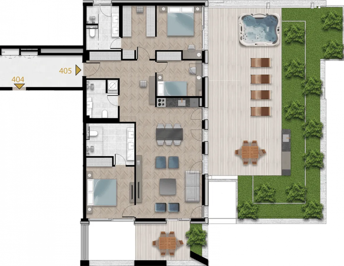 Prodaja, trosoban stan, 231m², Tivat, Crna Gora