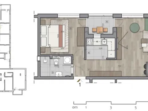 Prodaja, dvosoban stan, 46m², Pantelej, Niš - image 3