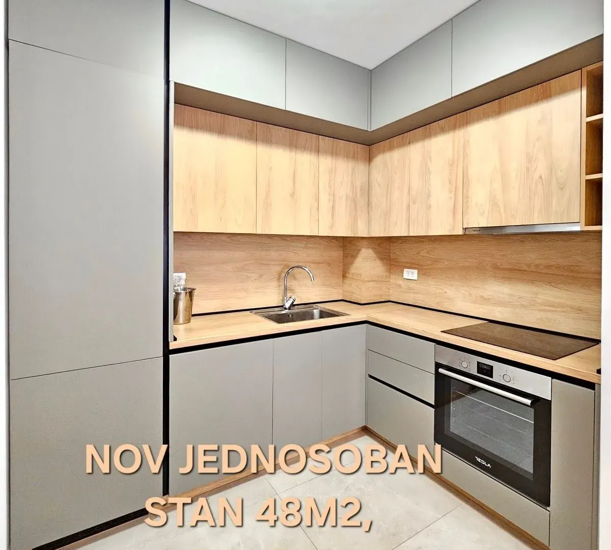 Sale, one bedroom apartment, 48m², New City, Podgorica