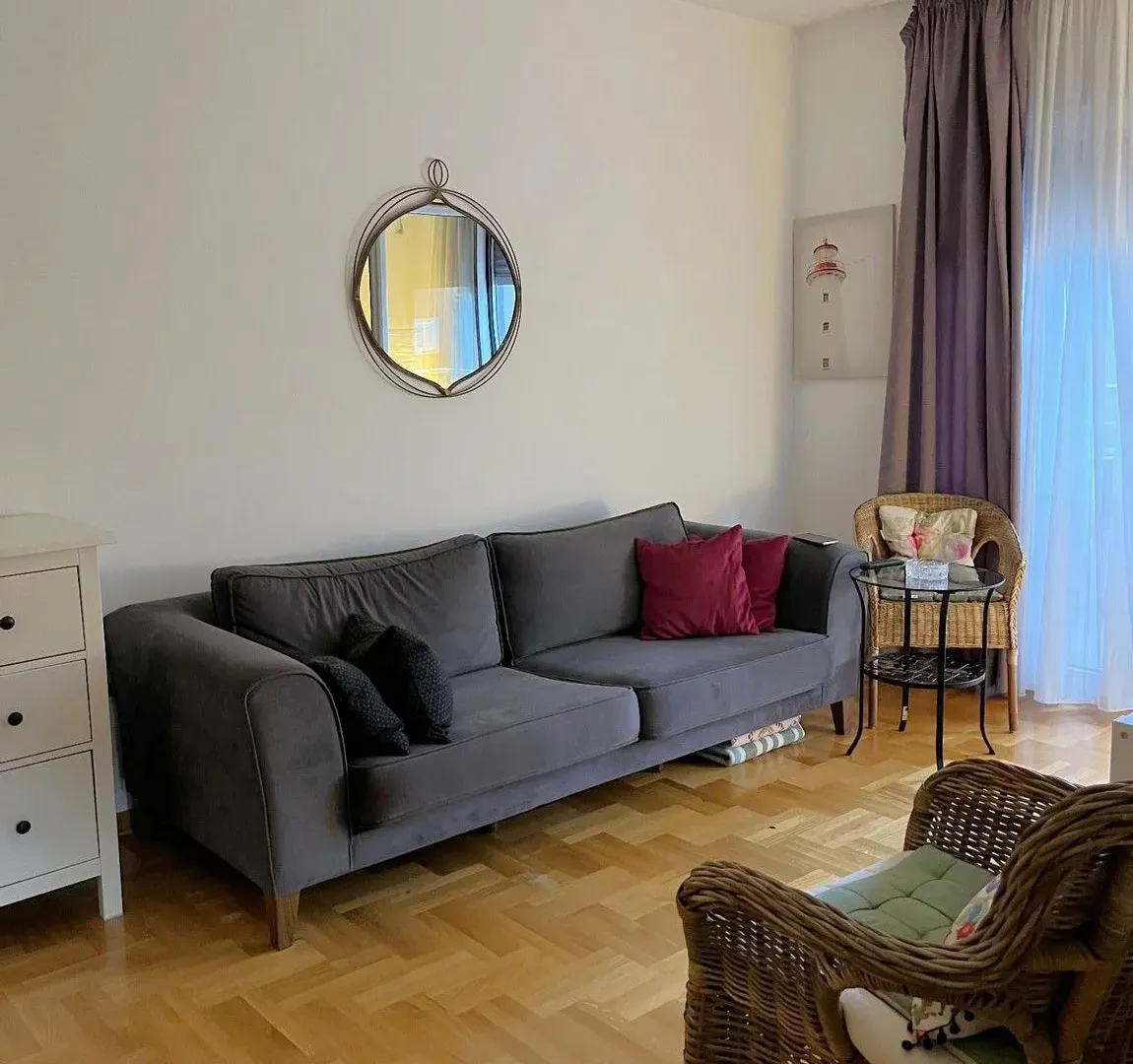 Rent, two bedroom apartment, 52m², Maine, Budva