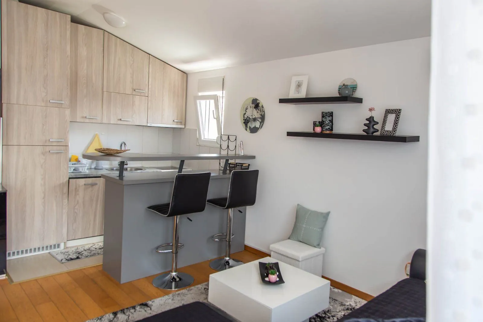 Rent, one bedroom apartment, 59m², Central Point, Podgorica