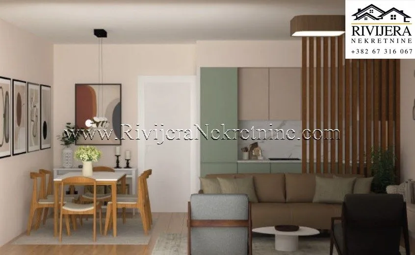 Prodaja, dvosoban stan, 74m², Kava, Tivat