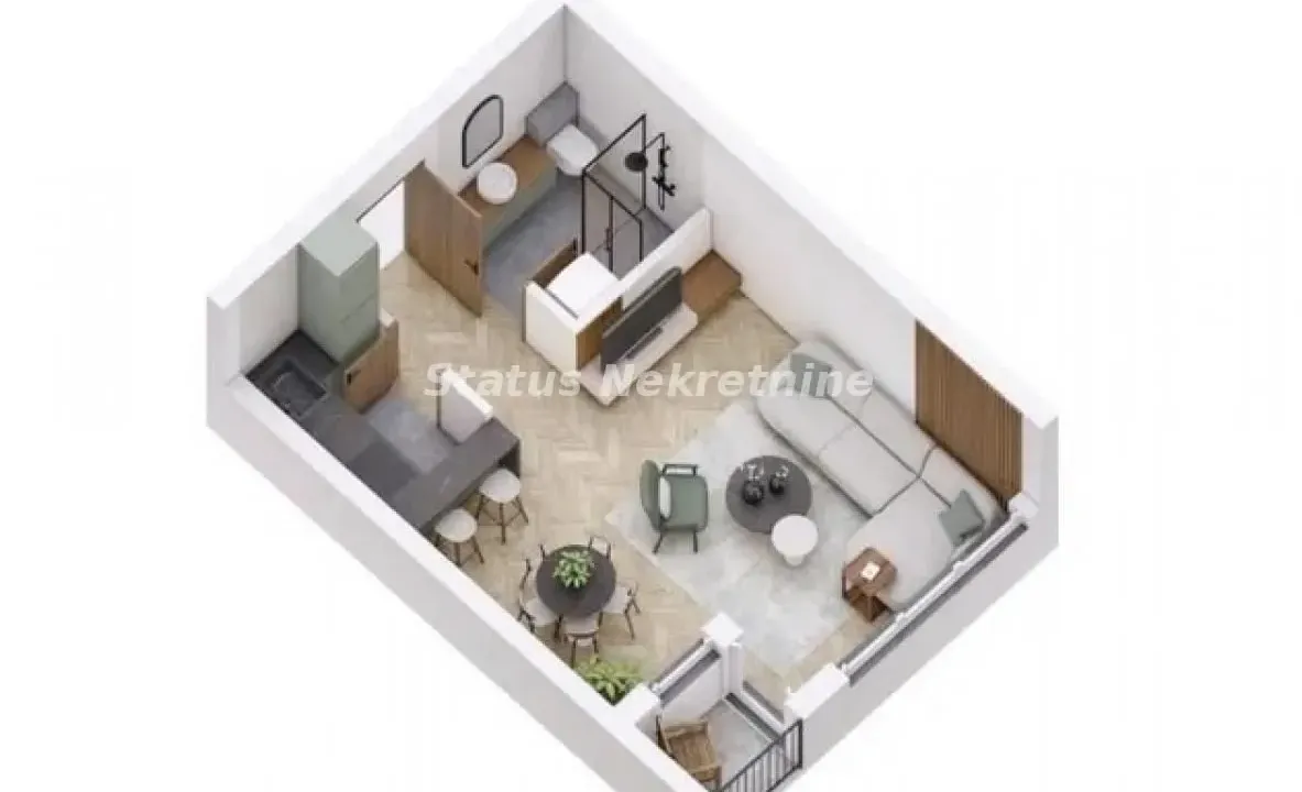 Prodaja, jednosoban stan, 32m², Petrovaradin, Novi Sad