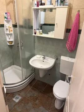 Manje kupatilo sa tuš kabinom, umivaonikom i toaletom. - image 13